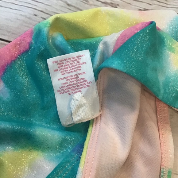 Xhilaration Womens Metallic Tie-dye High-waist Bikini Bottom Size Medium - Picture 9 of 11